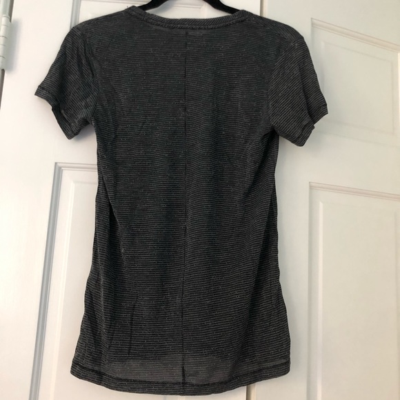 NWT Rag & Bone Sparkle Stripe Tee - Picture 4 of 6